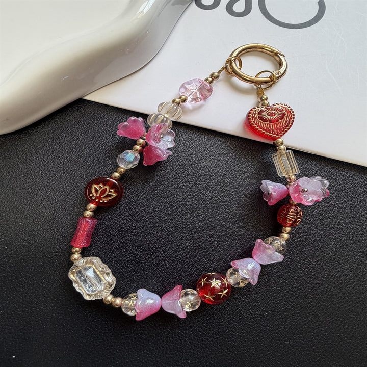 Artistic Beaded Charm Keychain Stornfield