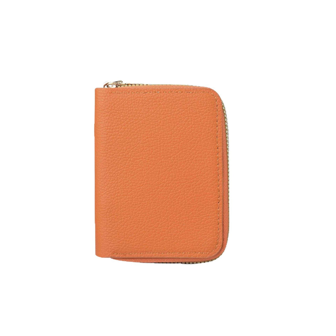 Stylish Textured Leather Zippered Wallet Stornfield