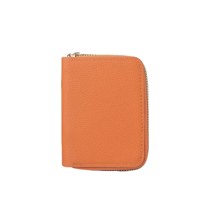 Stylish Textured Leather Zippered Wallet Stornfield