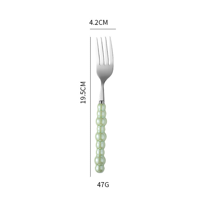 Elegant finger food fork with non-slip handle Stornfield