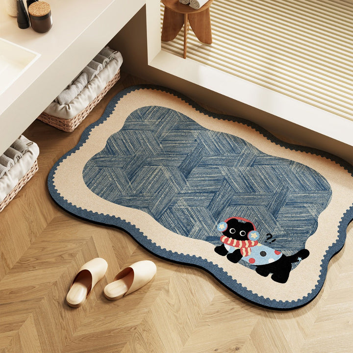 Cute Cartoon Character Bath Rug