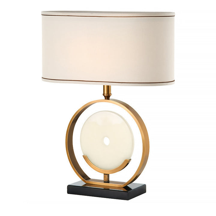 Contemporary Table Lamp with Elegant Circular Design