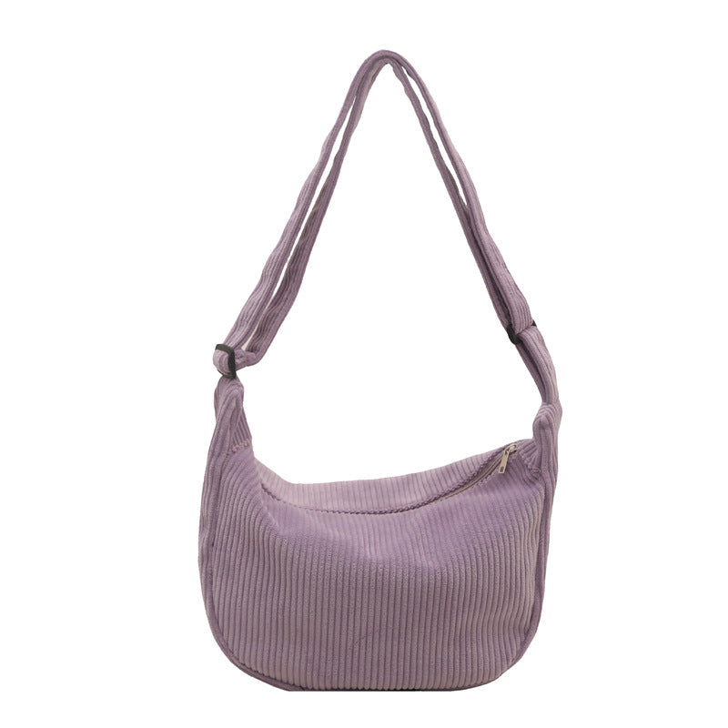 Corduroy Hobo Bag