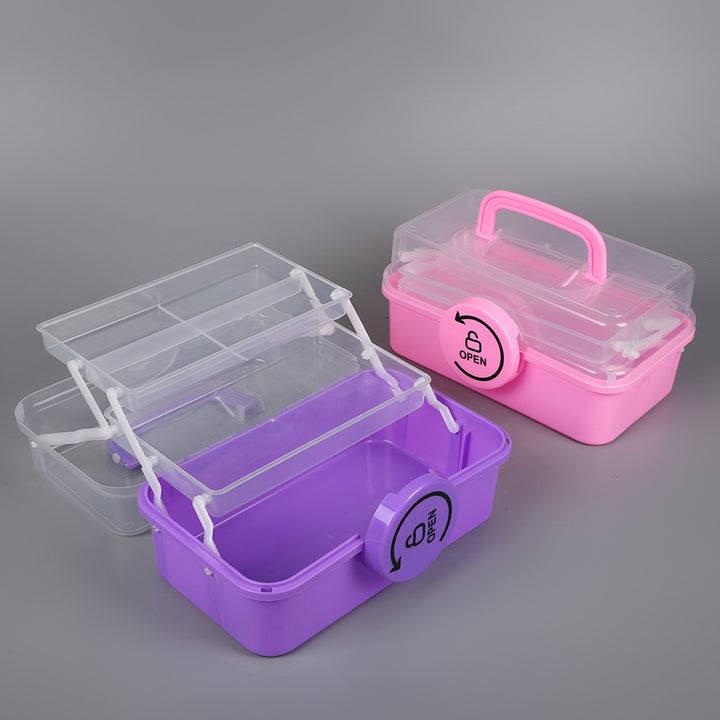 Portable Multi-Section Craft Storage Box Stornfield