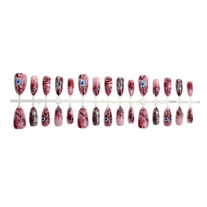 Creative nail art set with artistic accents and sparkling details Stornfield