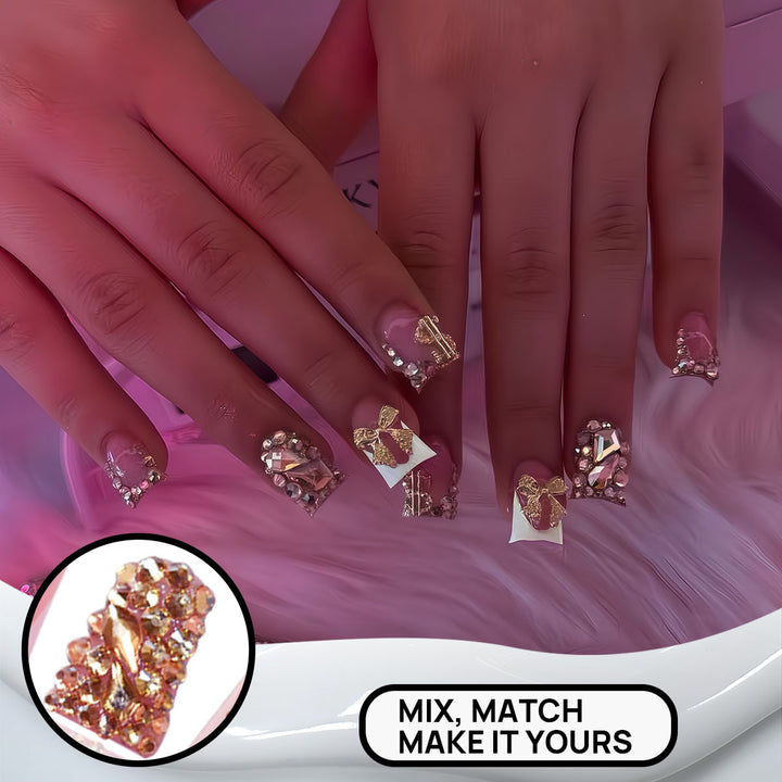 3D Decorative Press-On Nail Set Stornfield