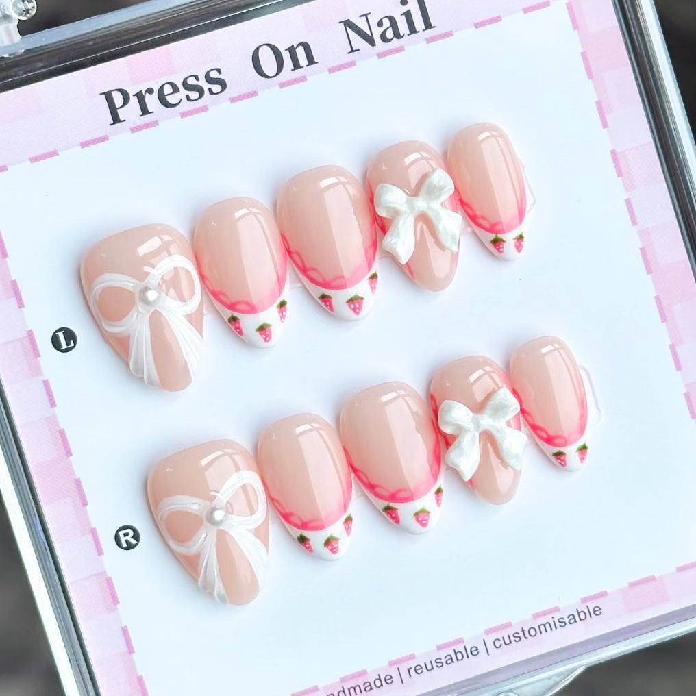 Stylish Decorative Press-On Nail Art Set