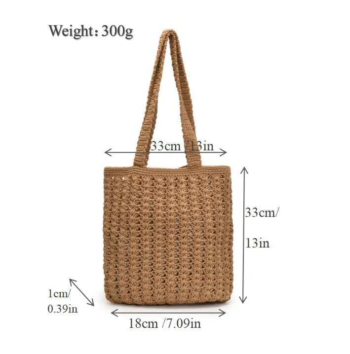 Handcrafted Shopping Bag Made of Fine Natural Material Stornfield