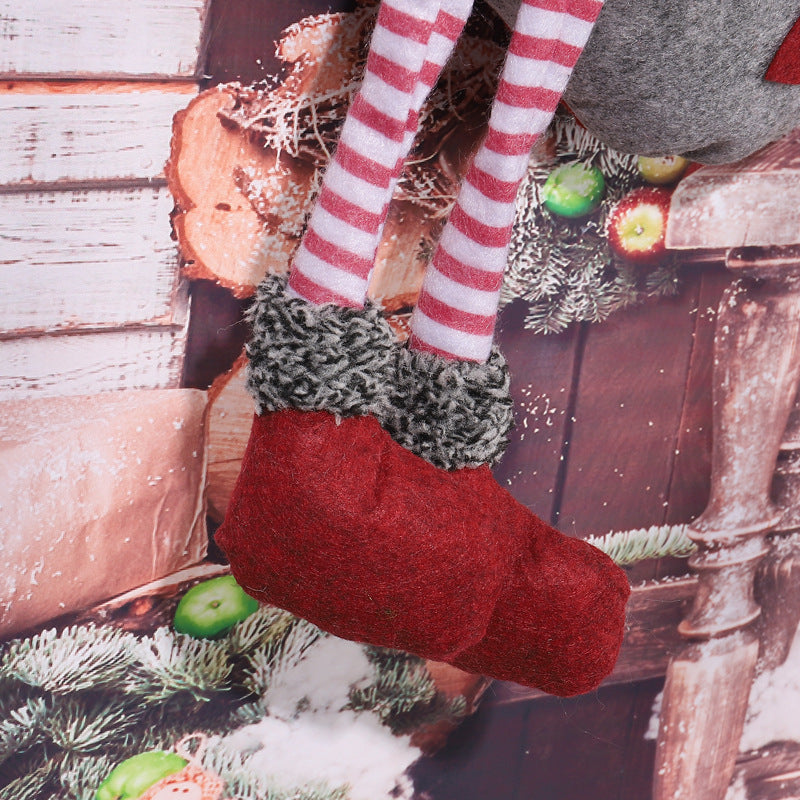 Playful Christmas stocking with gnome motif Stornfield