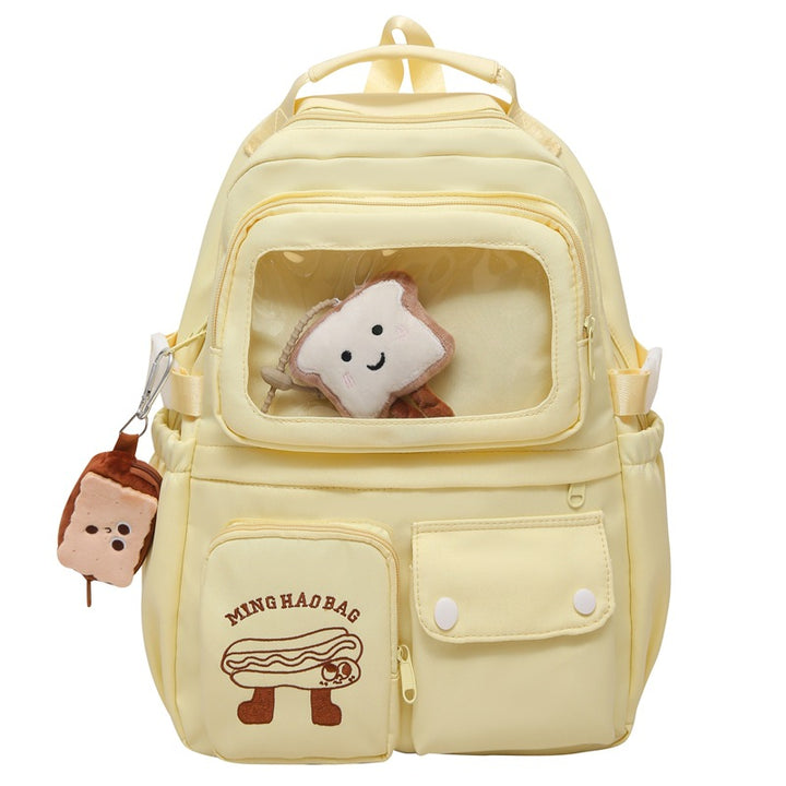 Multi-Functional Transparent Pocket School Backpack Stornfield