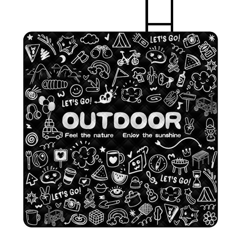 Picnic blanket with water-repellent underside Stornfield
