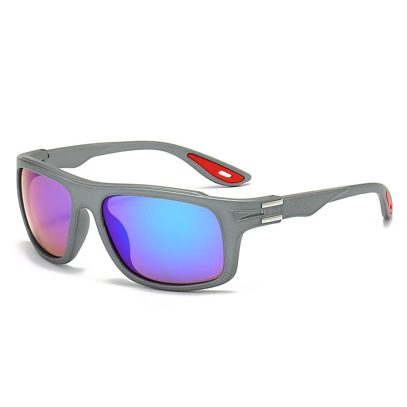 Men's sporty sunglasses with polarized lenses and shock-resistant frame Stornfield