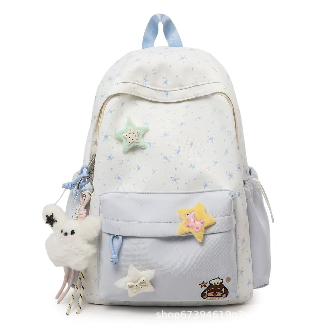 Star-themed Plush Backpack Stornfield