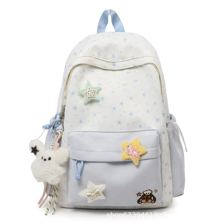 Star-themed Plush Backpack Stornfield