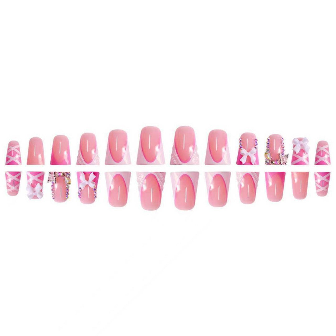3D Floral Press-On Nail Extensions Stornfield