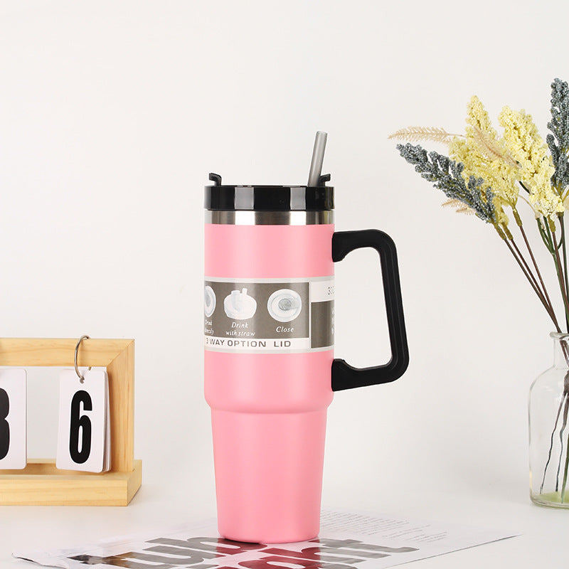 Ladies Insulated Portable Drinking Cup with Straw Stornfield