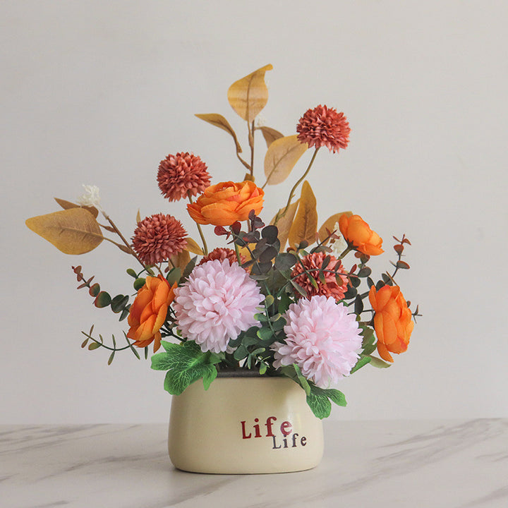 Lifelike Faux Greenery Plant Arrangement