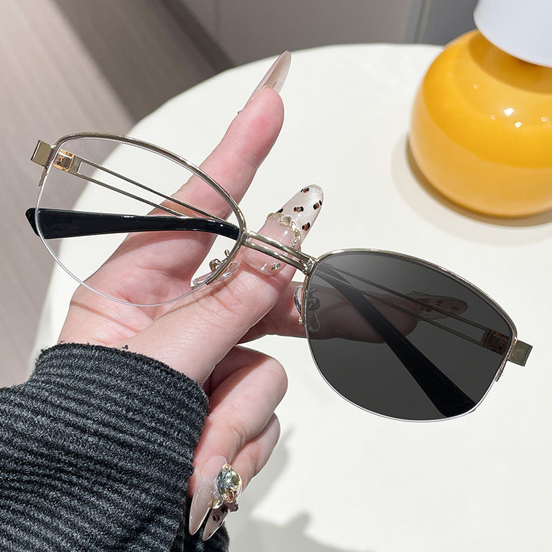Women's fashionable glasses with modern metal frame Stornfield