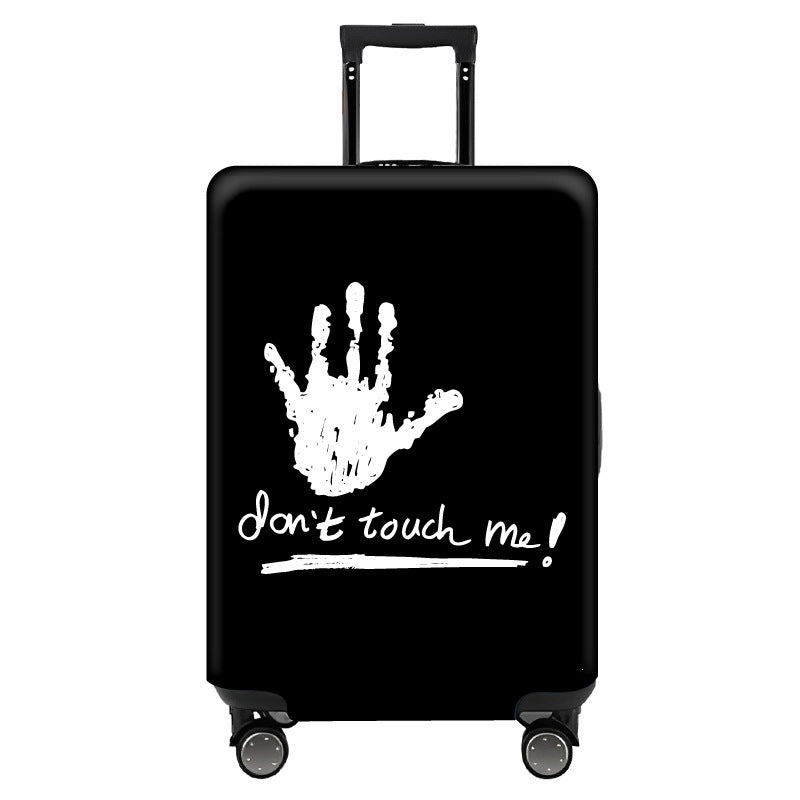Women's hard-shell suitcase with colorful travel motif Stornfield