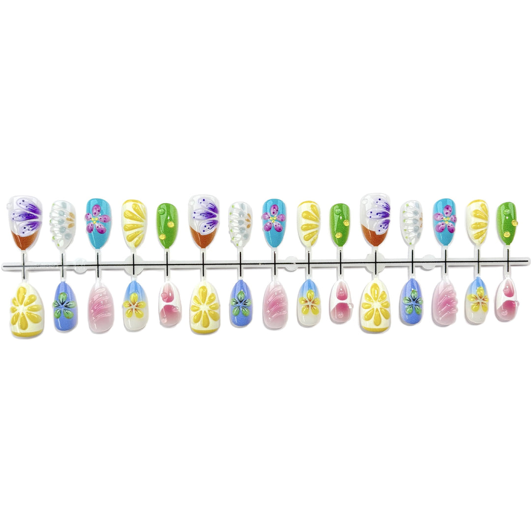 Artisan-Designed Press-On Nail Set