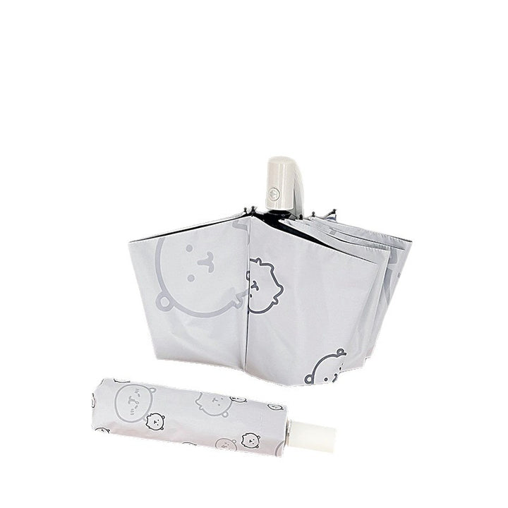 Women's Automatic Folding Umbrella with Playful Animal Design Stornfield