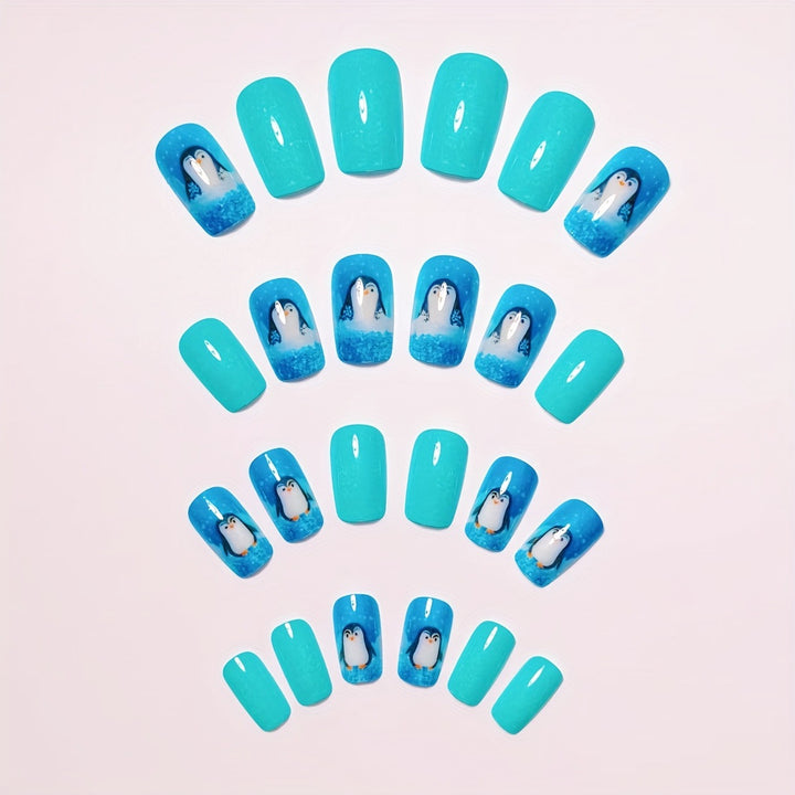 Artificial nails with winter motif Stornfield