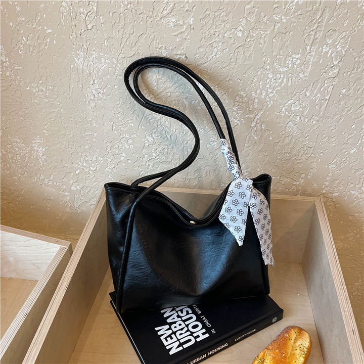 Stylish Bow-Accent Handheld Bag