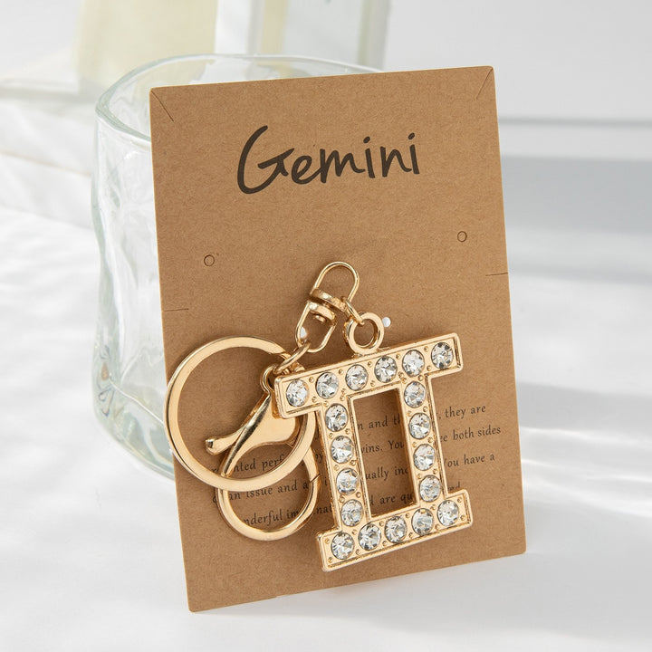 Keychain with Sparkling Bull Symbol Stornfield