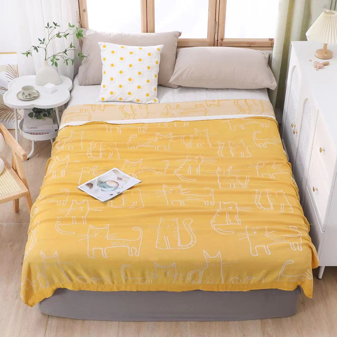 Ladies bedspread with playful nature motif Stornfield