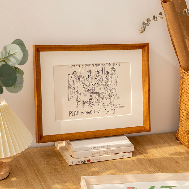 Artistic Fashion Illustration Frame