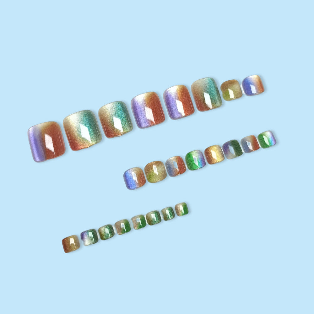 Rainbow Gradient Pedicure Set Stornfield