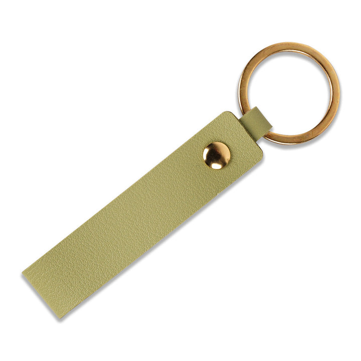 Unisex keychain with stylish faux leather design Kalsten