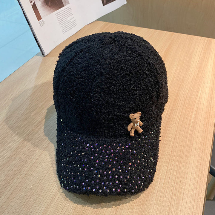 Women's Shimmering Fuzzy Baseball Cap Stornfield