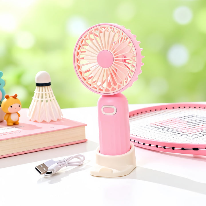 Women's Portable USB Hand Fan with Ergonomic Design Stornfield