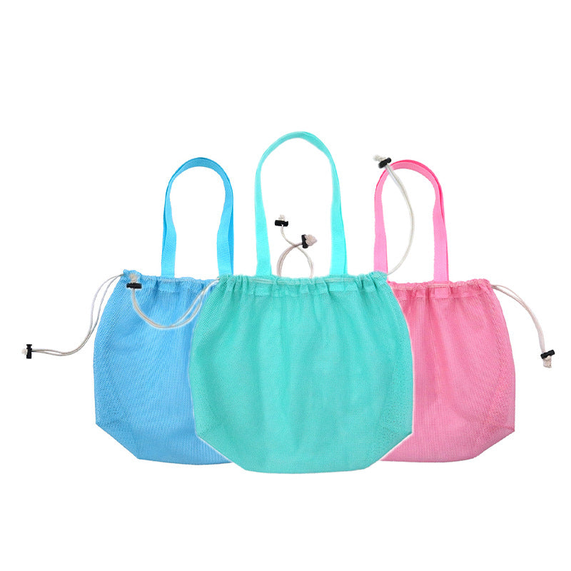 Versatile Beach Bag In Airy Mesh Design Stornfield