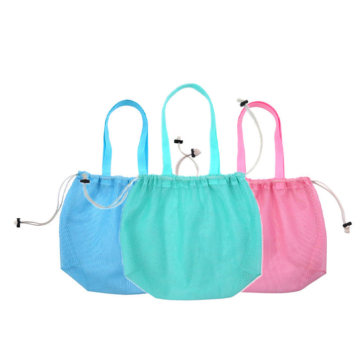 Versatile Beach Bag In Airy Mesh Design Stornfield