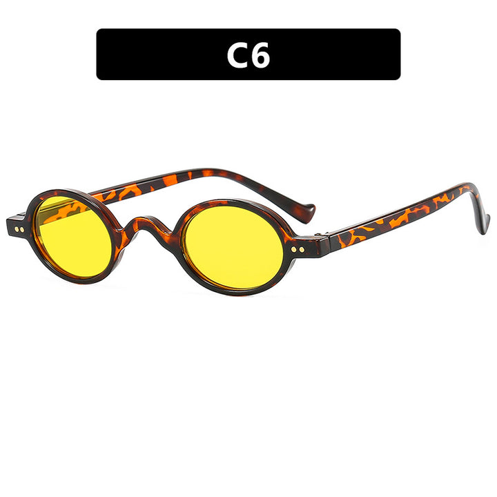 Women's round sunglasses with distinctive design and high-quality plastic frame Stornfield