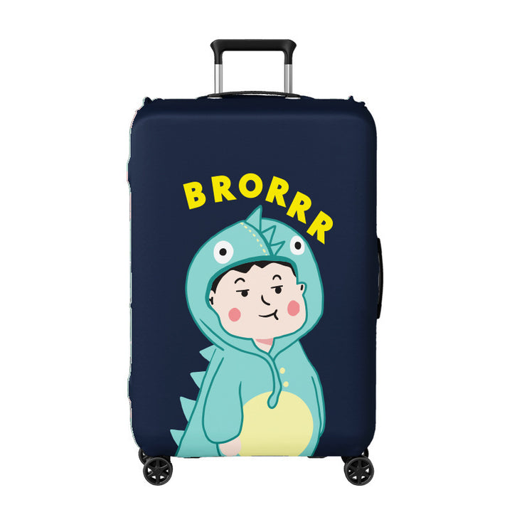 Unisex hard-shell travel suitcase with creative ice cream design Stornfield
