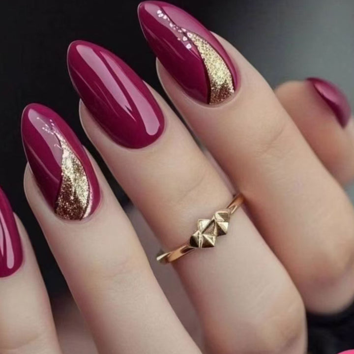Elegant Stiletto Press-On Nail Art Stornfield