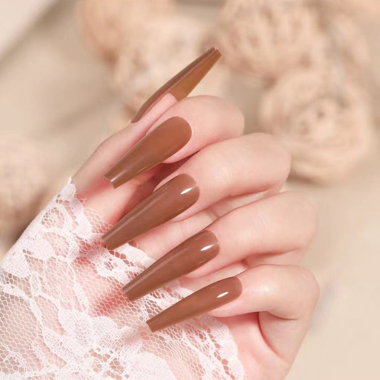 Acrylic Nail Set in Elegant Stiletto Design Stornfield
