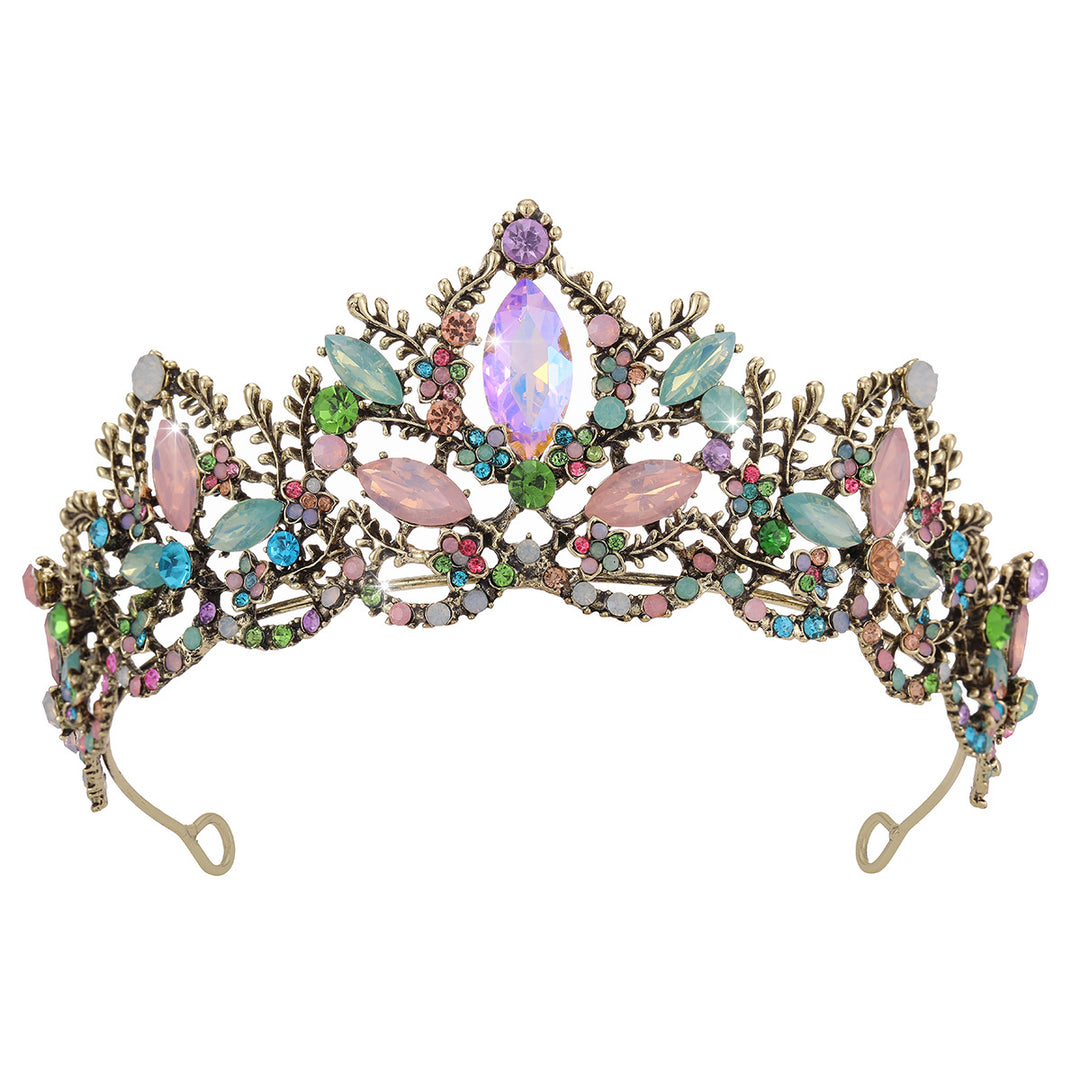 Ladies Glamorous Tiara with Sparkling Crystal Decorations Stornfield