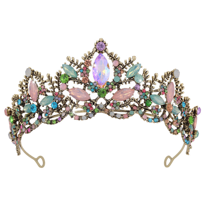 Ladies Glamorous Tiara with Sparkling Crystal Decorations Stornfield