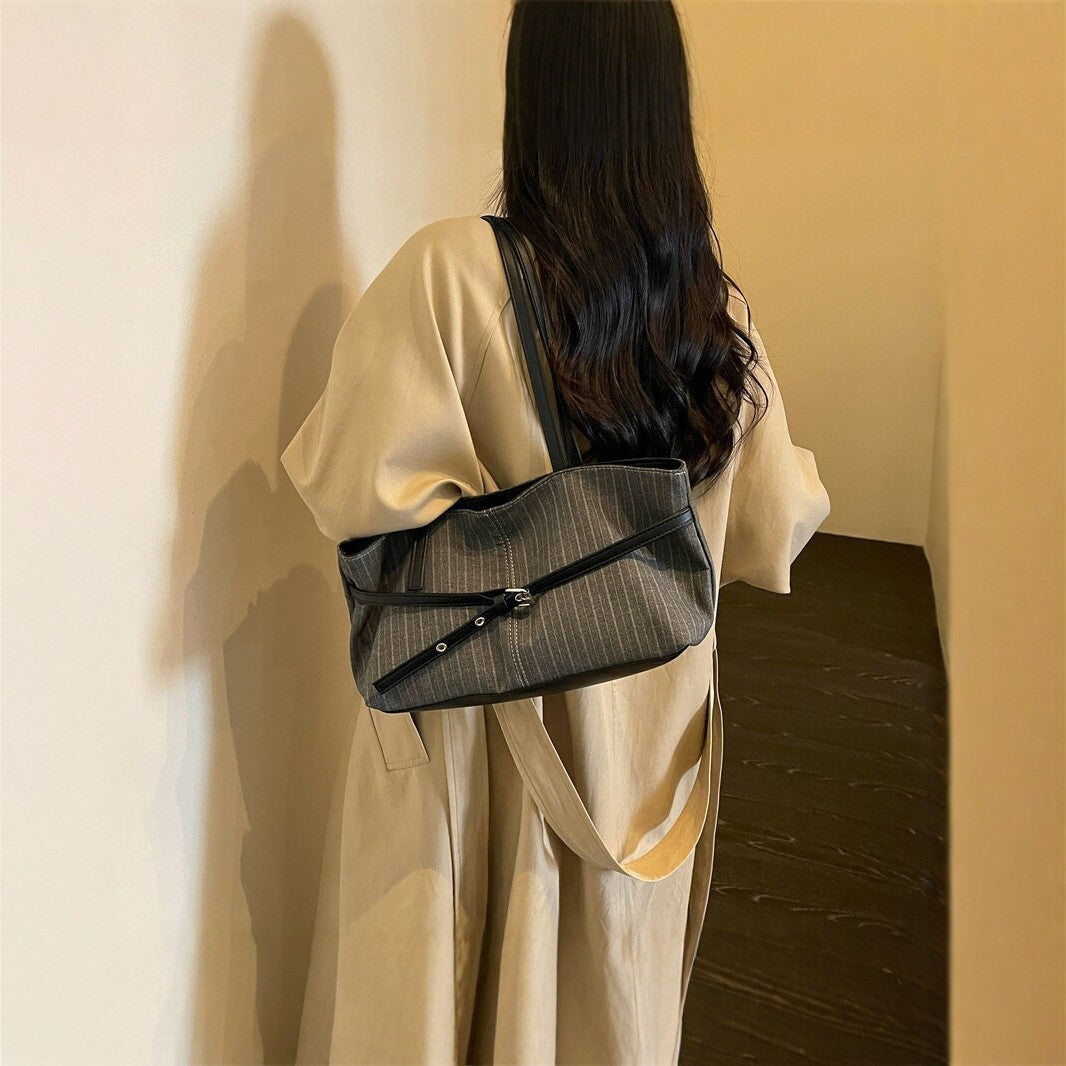 Striped Tote Bag