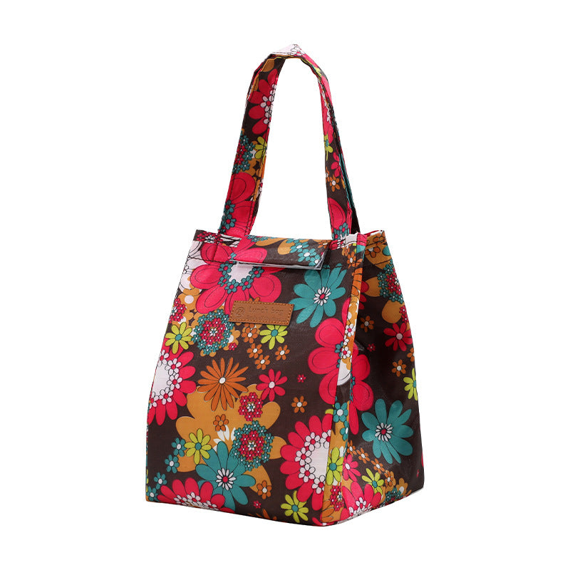 Floral Print Insulated Lunch Tote Stornfield