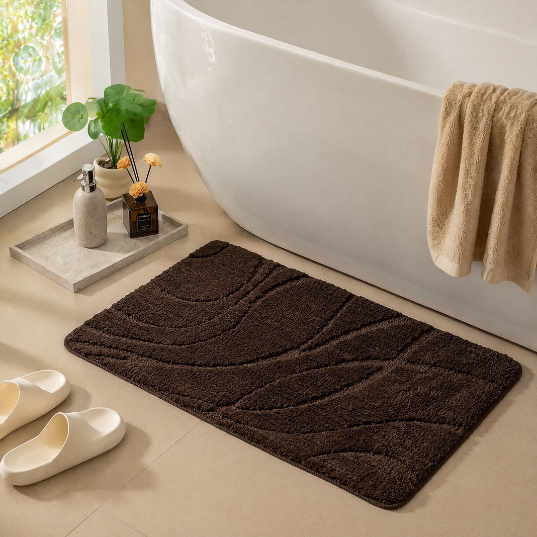 Luxurious Textured Bath Mat Stornfield
