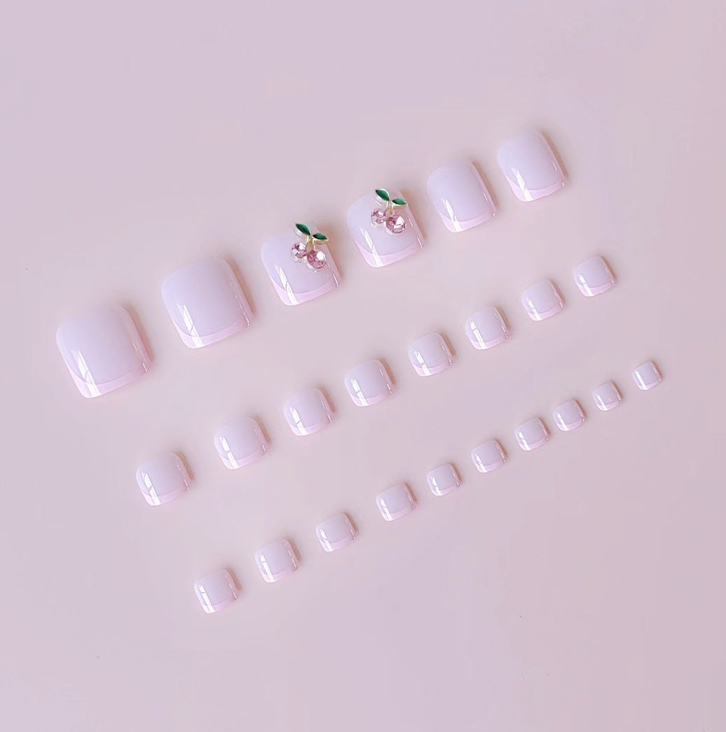 Artificial nail set with playful and stylish 3D decorations Stornfield