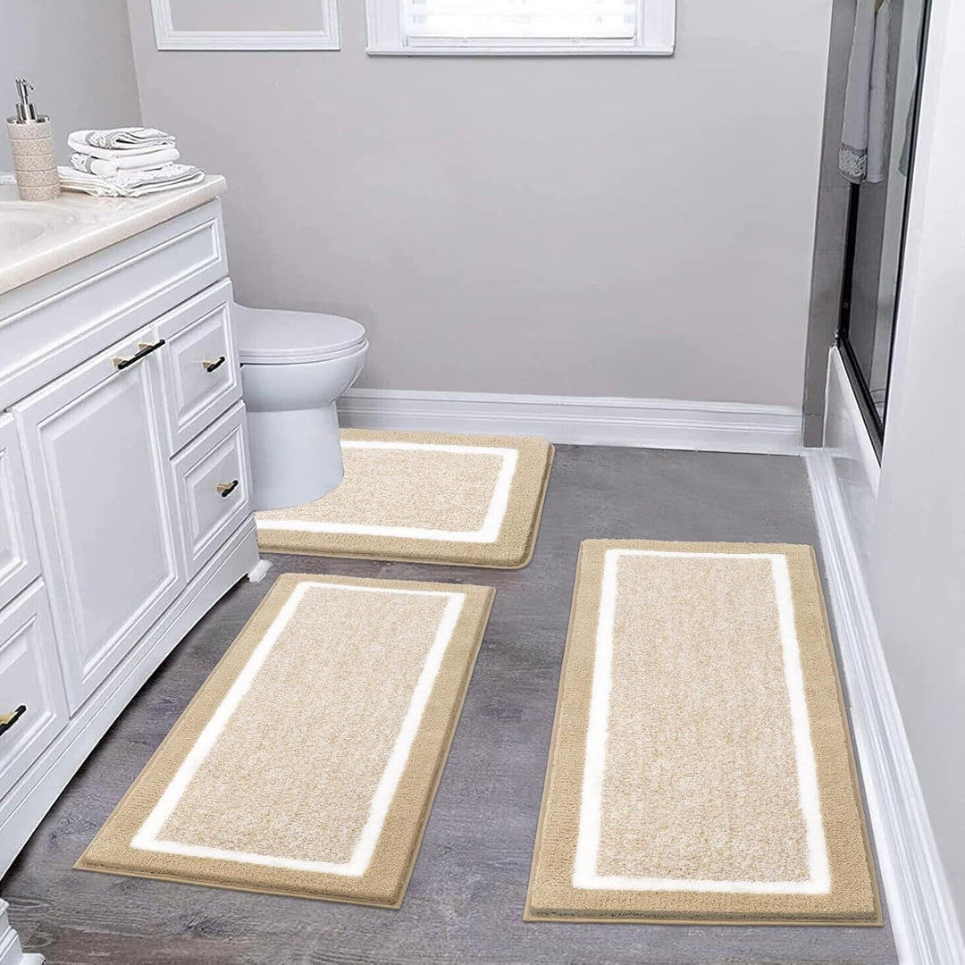 Luxurious Soft Bathroom Mat Set