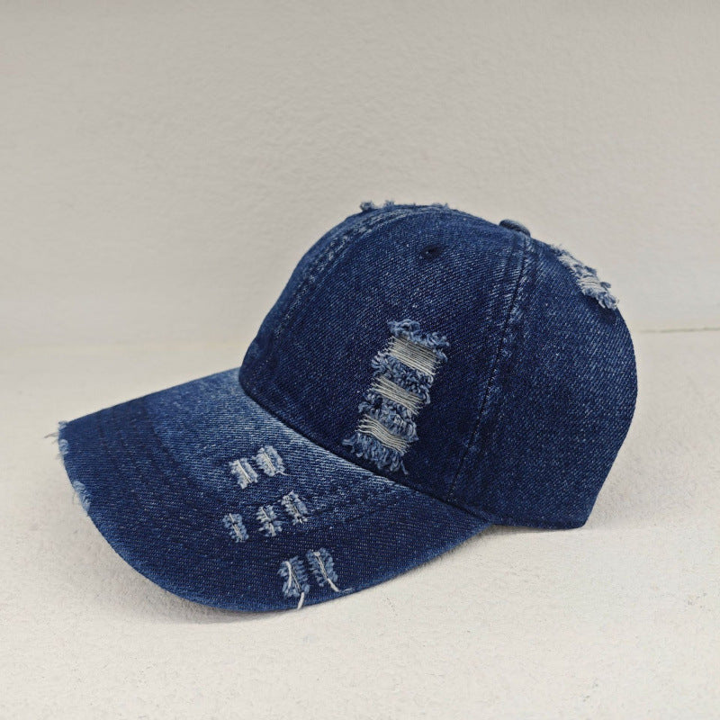 Women's Distressed Casual Denim Baseball Cap Stornfield