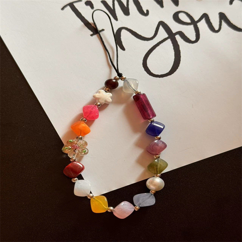 Handcrafted Beaded Phone Lanyard Stornfield