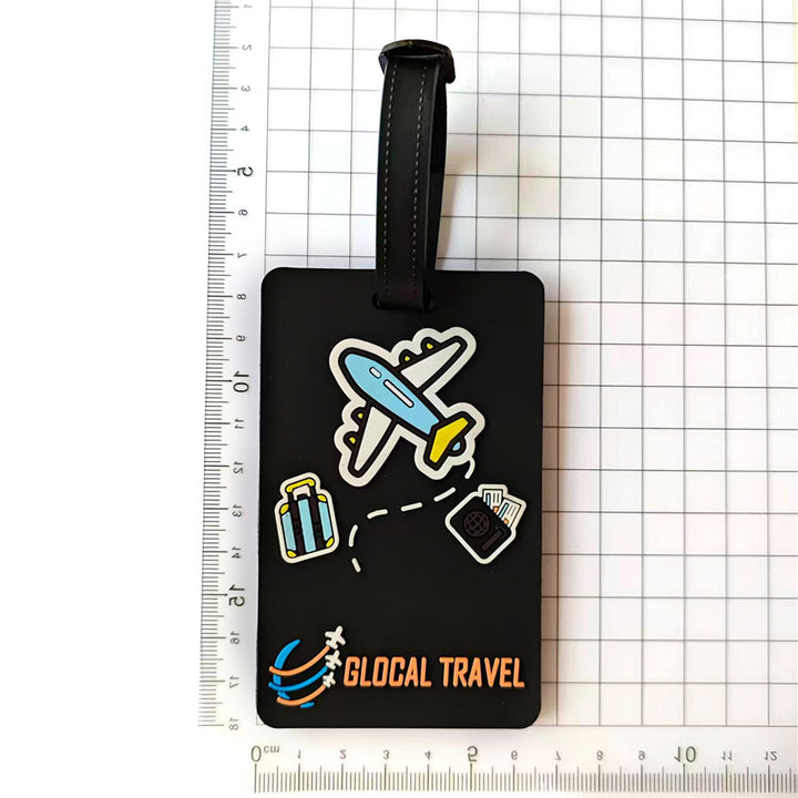 Unisex Luggage Tag with Innovative Air Travel Design Bowlift